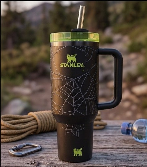 *NEW with BOX* Stanley HALLOWEEN Web Glow H2.0 40oz Tumbler (LIMITED EDITION)