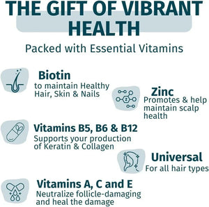 Hair Skin & Nails Gummies Vegan Biotin Formula 60ct