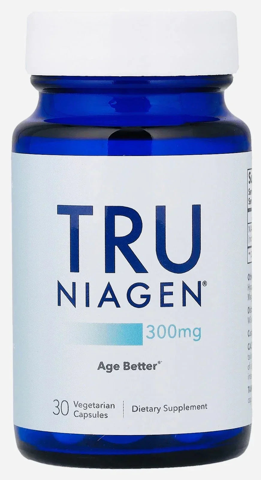 Nicotinamide Riboside 300 mg NAD+ Support Supplement 30 Vegetarian Capsules